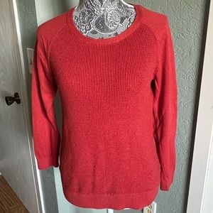 L.L.Bean long sleeve waffle sweater.